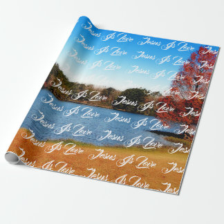 Jesus ist Liebe Geschenkpapier