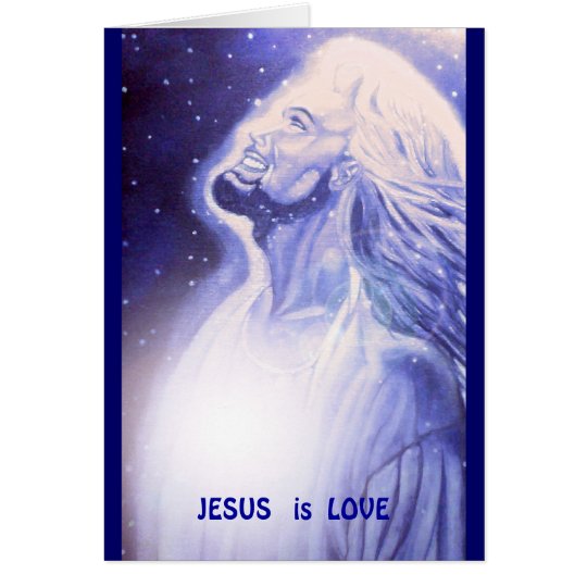 JESUS ist LIEBE Karte