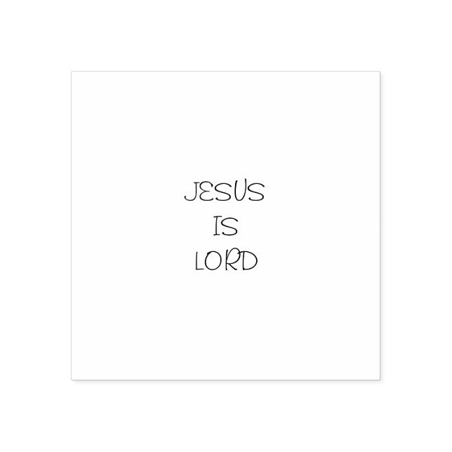 JESUS IST LORD 2 VON 2_ GUMMISTEMPEL (Prägung)