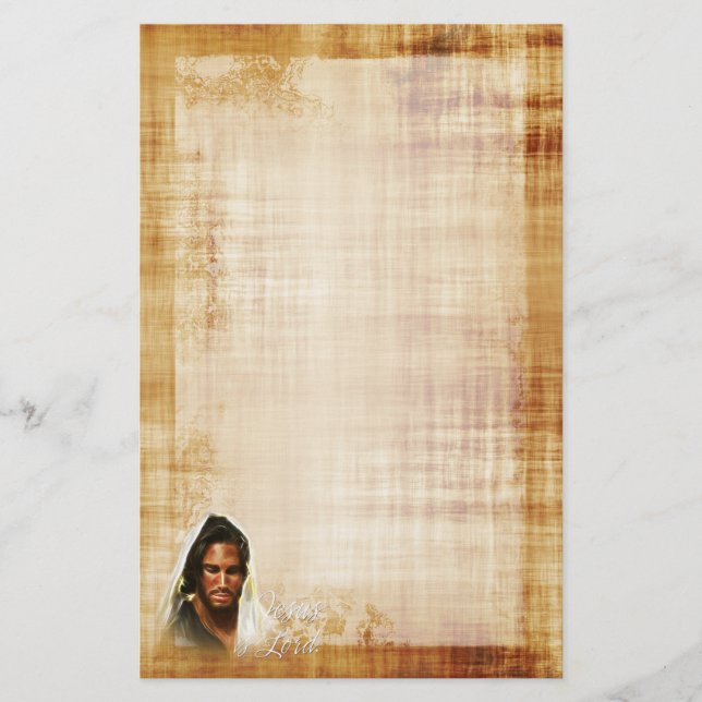 Jesus ist Lord A1 Stationery Briefpapier (Vorderseite)