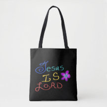 Jesus ist LORD mit rosa Blume Individuelle Name