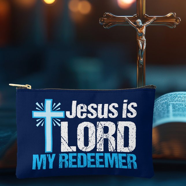 Jesus ist Lord My Redeemer Christliche Cross Churc Zubehörtasche (Von Creator hochgeladen)