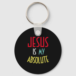 JESUS IST MEIN ABSOLUTER CHRISTLICHER GLAUBE ZITAT SCHLÜSSELANHÄNGER