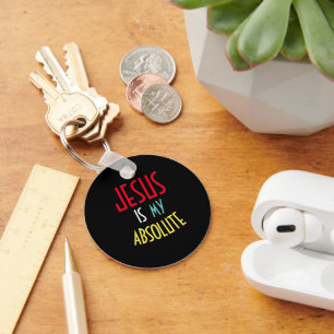 JESUS ist mein absolutes christliches Glaubenssatz Schlüsselanhänger