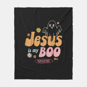 Jesus ist mein Boo Er liebt dich mehr Spielender G Fleecedecke