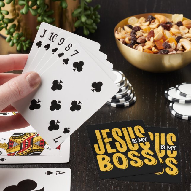 JESUS IST MEIN BOSS SPIELKARTEN (In Situ)