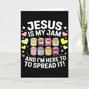 Jesus ist mein Ding und ich bin hier, um christlic Karte