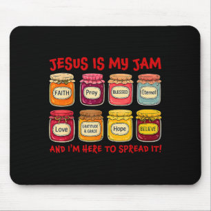 Jesus ist mein Ding und ich bin hier, um christlic Mousepad