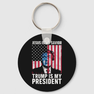Jesus ist mein Erlöser Trump ist mein Präsident 20 Schlüsselanhänger