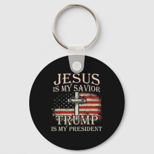 Jesus ist mein Erlöser Trump ist mein Präsident Am Schlüsselanhänger