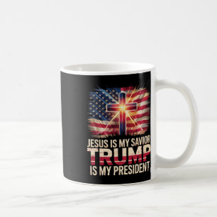 Jesus ist mein Erlöser Trump ist mein Präsident Ch Kaffeetasse