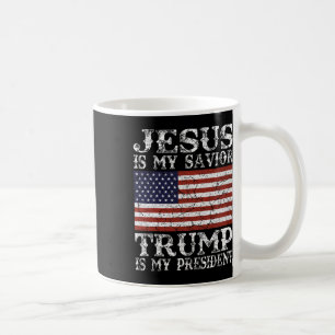 Jesus ist mein Erlöser Trump ist mein Präsident Kaffeetasse