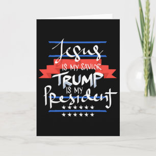 Jesus ist mein Erlöser Trump ist mein Präsident Pa Karte