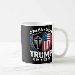 Jesus ist mein Erlöser Trump ist mein Präsident Pr Kaffeetasse