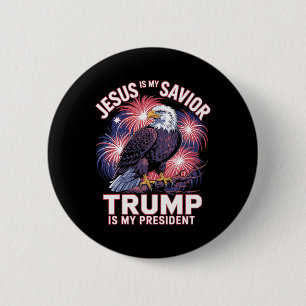 Jesus ist mein Erlöser, Trump ist mein Präsident R Button