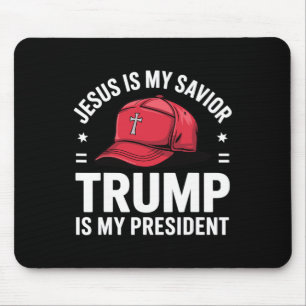 Jesus ist mein Erlöser, Trump ist mein Präsident R Mousepad