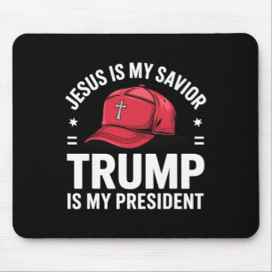 Jesus ist mein Erlöser Trump ist mein Präsident Re Mousepad