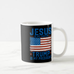 Jesus ist mein Erlöser Trump ist mein Präsident Tr Kaffeetasse