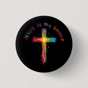 Jesus ist mein Erretter eine treue Erinnerung der  Button