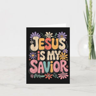 Jesus ist mein Erretter Mein Gott Mein König Mein Karte