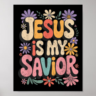 Jesus ist mein Erretter Mein Gott Mein König Mein  Poster