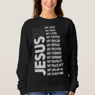 Jesus ist mein ganzes Mein Gott, mein Herr, mein S Sweatshirt