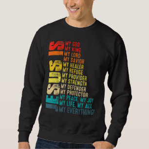 Jesus ist mein ganzes Mein Gott, mein Herr, mein S Sweatshirt