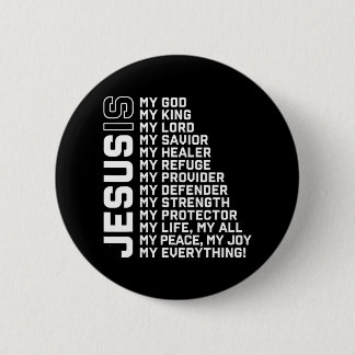Jesus ist mein Gott, mein König, mein Herr, mein E Button