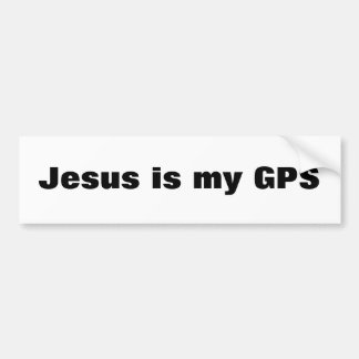 Jesus ist mein GPS Autoaufkleber