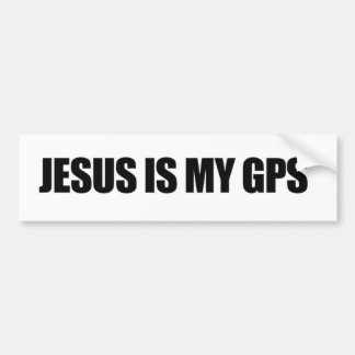 Jesus ist mein GPS-Autoaufkleber Autoaufkleber