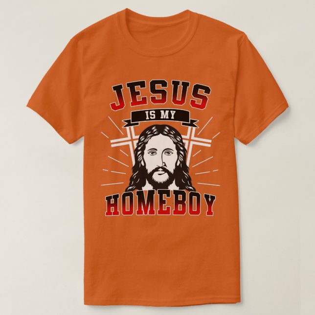 Jesus ist mein Hausmädchen T-Shirt (Design vorne)