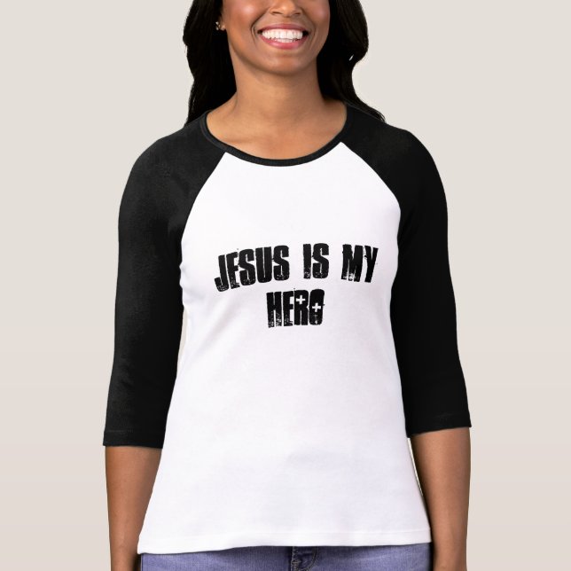 JESUS IST MEIN HELD T-Shirt (Vorderseite)
