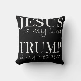 Jesus ist mein Herr Trump mein Präsident Kissen