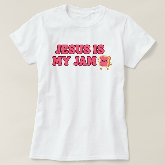 Jesus ist mein Jam-T - Shirt (Design vorne)