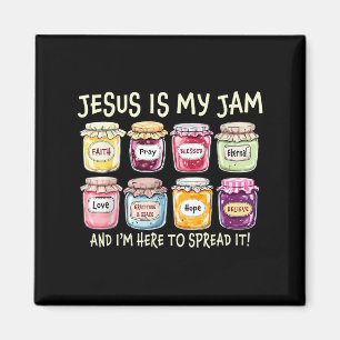 Jesus ist mein Jam und ich bin hier, um Christlich Magnet