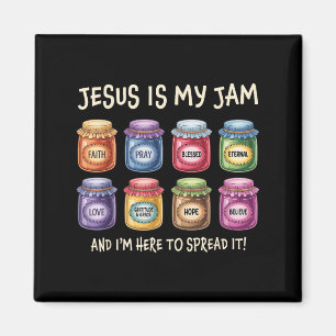 Jesus ist mein Jam und ich bin hier, um Christlich Magnet