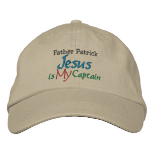 Jesus ist mein Kapitän - Priester - Pfarrhütte Bestickte Baseballkappe