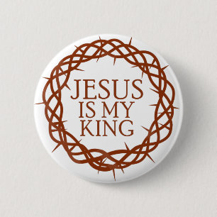 Jesus ist mein König Button