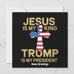 Jesus ist mein König, Trump ist mein Präsident Einladung