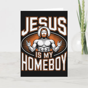 Jesus ist mein Kumpel Religiöses Fitnessstudio Chr Karte