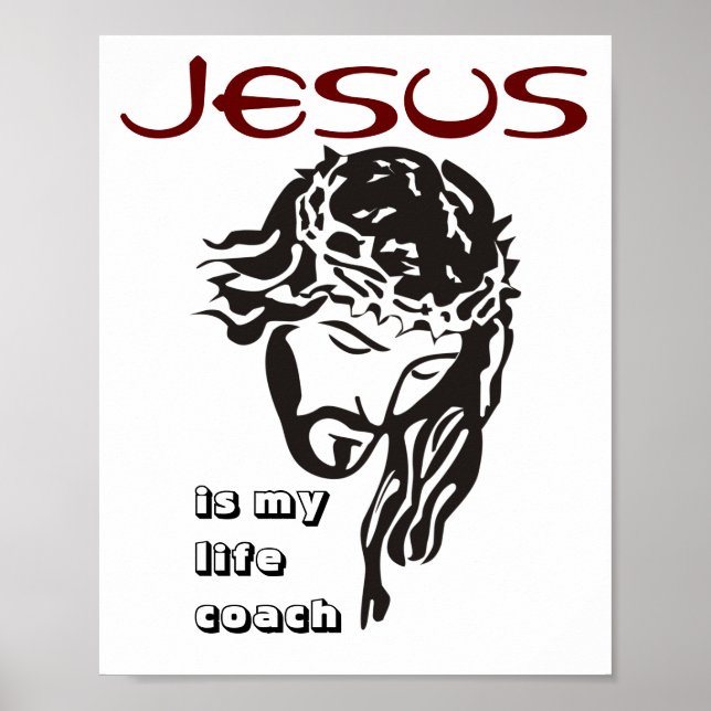 Jesus ist mein Lebensberater Poster (Vorne)