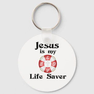 Jesus ist mein Lebensretter Schlüsselanhänger