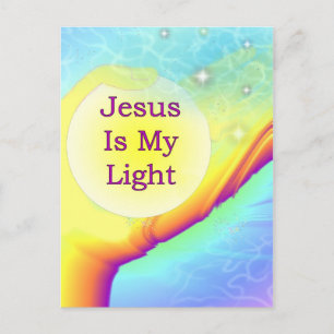 Jesus ist mein Licht Postkarte