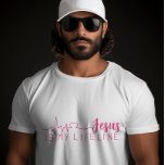 JESUS IST MEIN LIFELINE-T - SHIRT<br><div class="desc">Einfache, stilvolle christliche T - Shirt JESUS IST MEINE LIFELINE MIT HERZ-FORM, in gemischter Kalligraphie & minimalistischer Typografie in rot & schwarz. Dieses trendige, moderne Design ist das perfekte Geschenk- und Modestatement. #christlich #religion #scription #religion #bible #jesus</div>