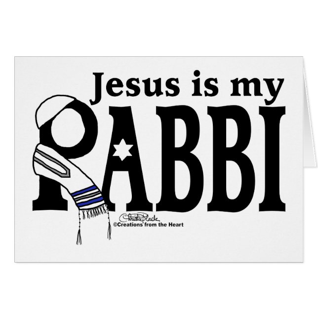 Jesus ist mein RABBI (Vorderseite (Horizontal))