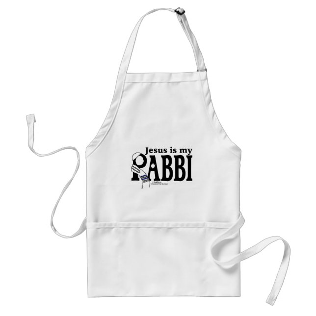 Jesus ist mein RABBI Schürze (Vorne)