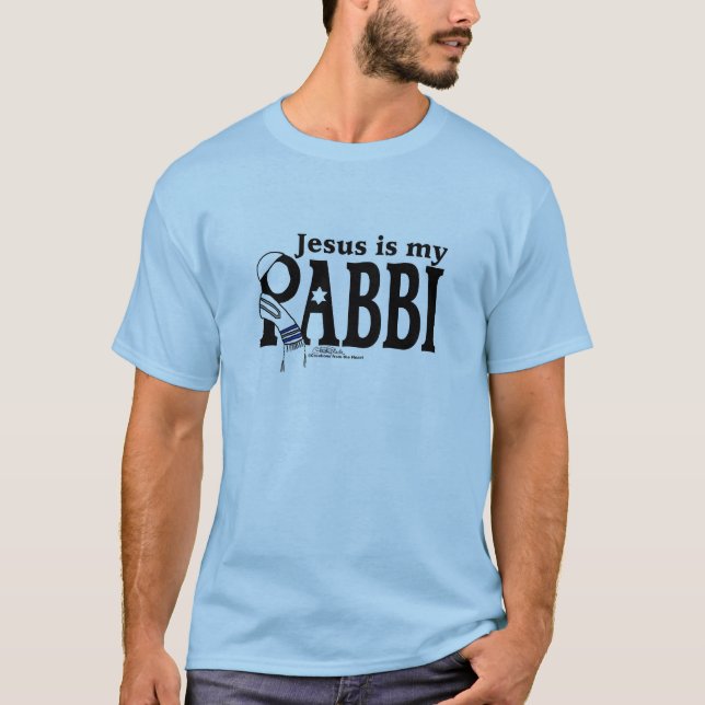 Jesus ist mein RABBI T-Shirt (Vorderseite)
