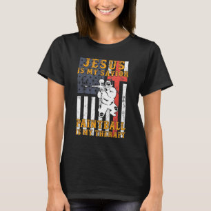 Jesus ist mein Retter Paintball ist mein Heilkraut T-Shirt