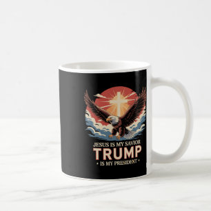 Jesus ist mein Retter Trump ist mein biblischer Pr Kaffeetasse