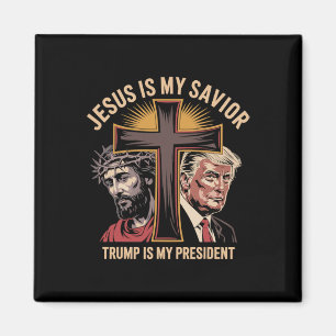 Jesus ist mein Retter Trump ist mein biblischer Pr Magnet